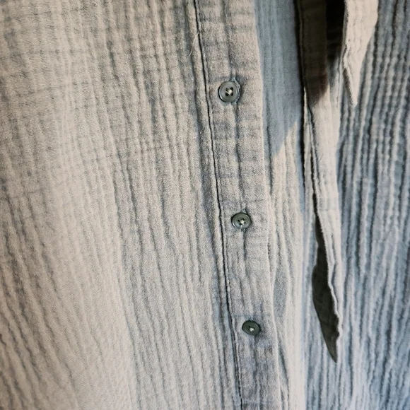 Old Navy Long-Sleeve Waist-Defined Midi Dress - Sage Green - Size Small - Picture 8 of 11